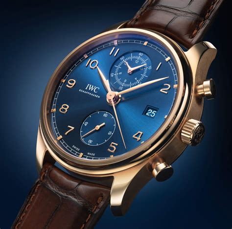 iwc portugieser chronograph classic bucherer blue editions|iwc portugieser chronograph automatic.